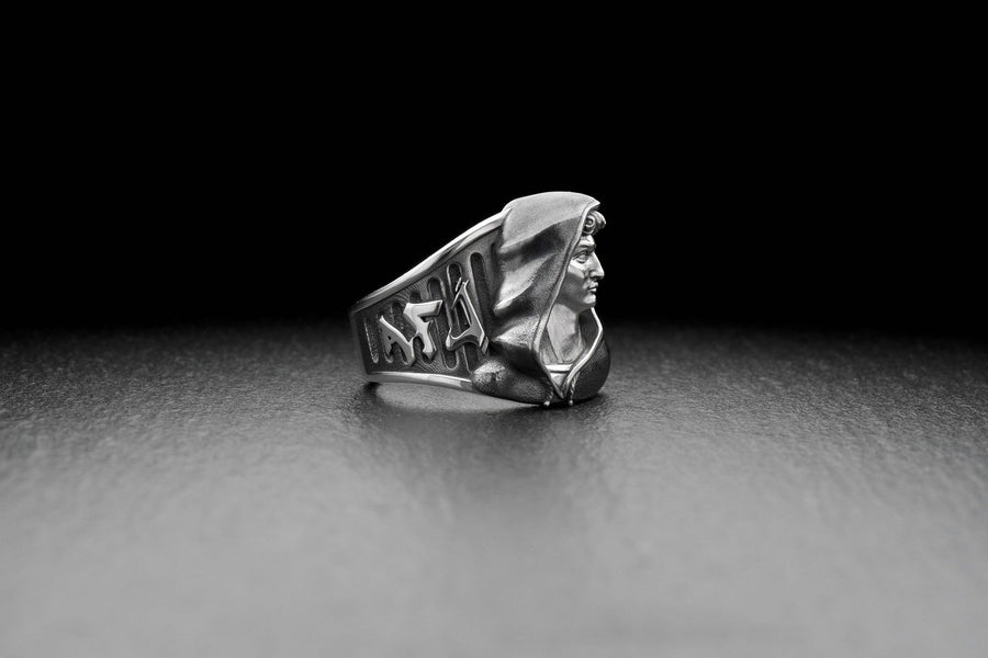 Introducing our stunning Sterling Silver Ring - Modern Head of David, a contemporary interpretation of the iconic symbol from history. (etsy image id: 4975387833)