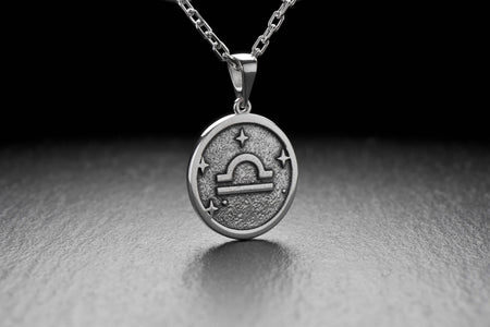 Whether you're a proud Libra or looking for a special gift for someone born under this sign, our Sterling Silver Libra Zodiac Sign Pendant is a perfect choice. It comes beautifully packaged, ready to be presented to that special someone. (etsy image id: 4961241654)