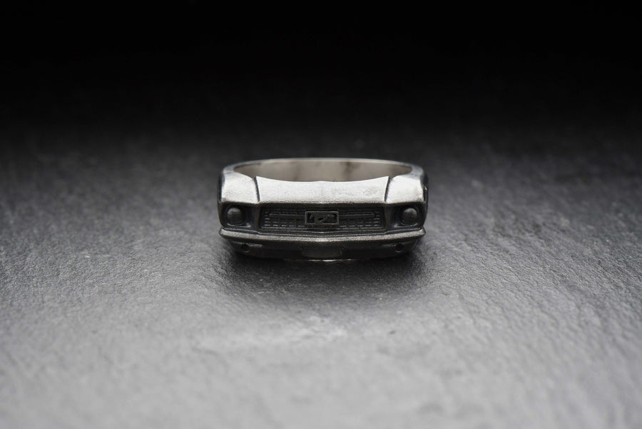 Handmade Sterling Silver Ford Mustang Ring: Car Lover Gift (etsy image id: 7261235068)
