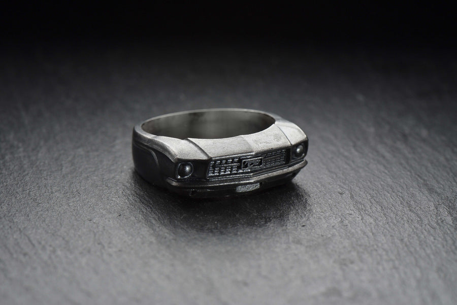Handmade Sterling Silver Ford Mustang Ring: Car Lover Gift (etsy image id: 7261235068)