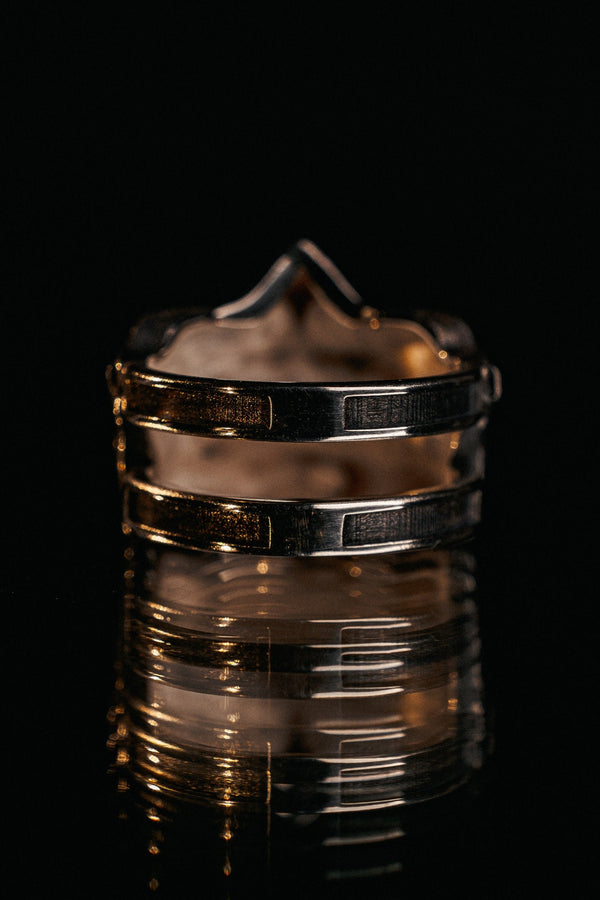 Sterling Silver Samurai Mask Ring: Japanese Warrior Jewelry
