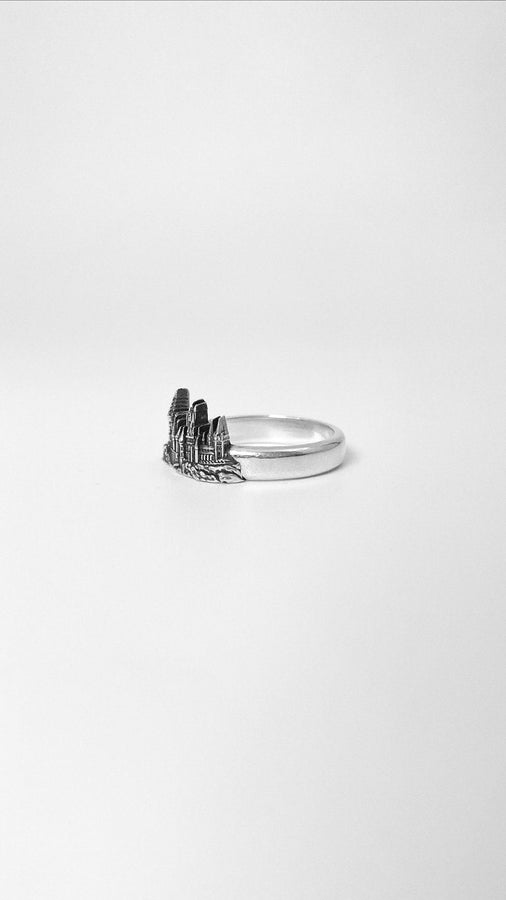 Magic Castle Sterling Silver Ring: Architect Fantasy Jewelry (etsy image id: 5048503328)