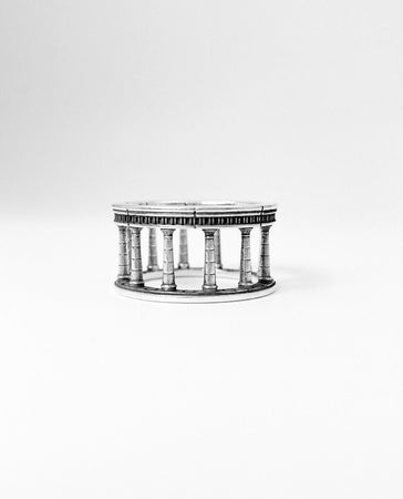 Sterling Silver Column Ring: Handmade Gothic Architecture Jewelry (etsy image id: 5050785813)