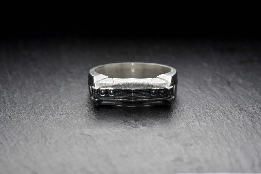 Sterling Silver Chevrolet Impala Ring: Handmade Car Jewelry (etsy image id: 7309126081)