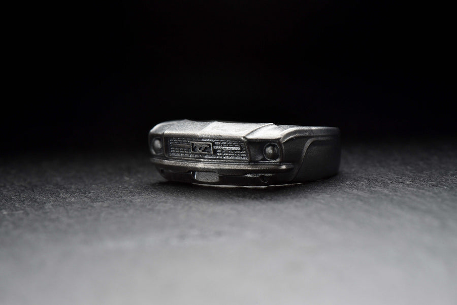 Handmade Sterling Silver Ford Mustang Ring: Car Lover Gift (etsy image id: 7261235068)