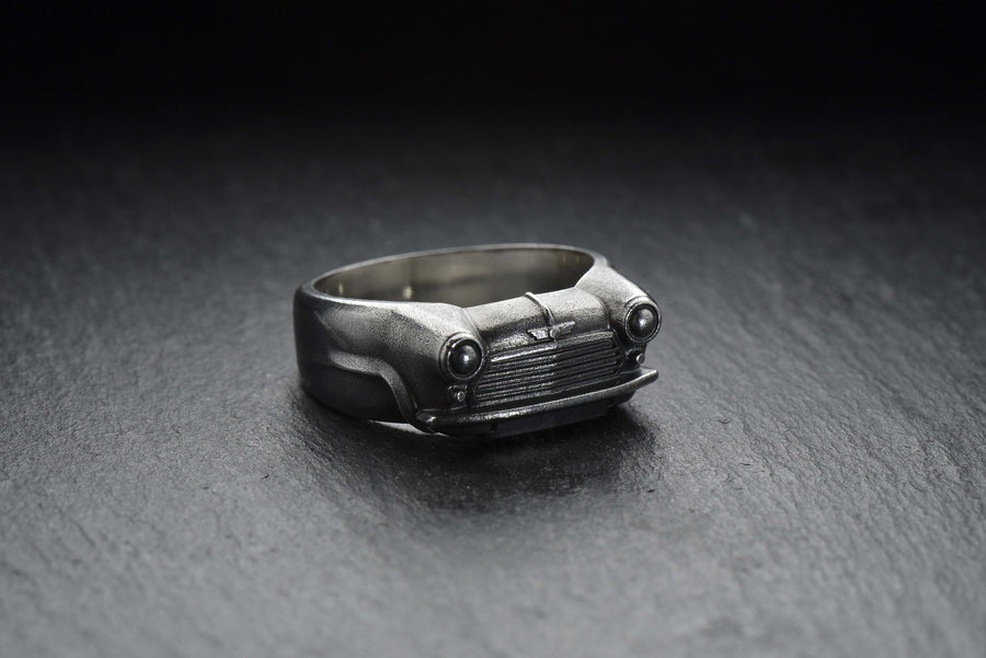 Sterling Silver MINI Cooper Ring: Handmade Car Lover Jewelry (etsy image id: 7261213642)