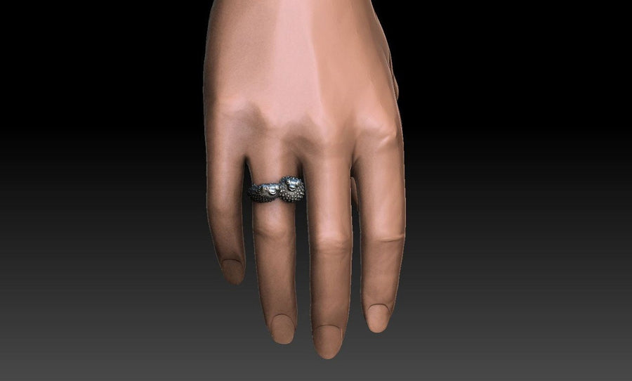 bague pieuvre	Fugu art	Fugu ring	Fish ring	Fugu jewelry	Women gift	Fugu lover gift	Silver (etsy image id: 4195045000)