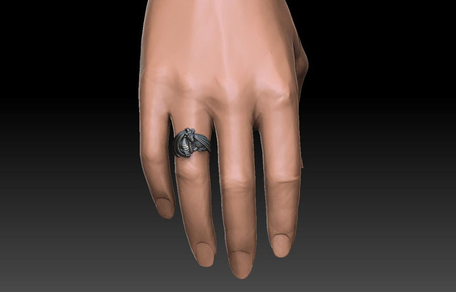 ring dragon	dragon art	house of dragon	dragon house	dragon	Silver ring	Sterling silver (etsy image id: 4613192139)