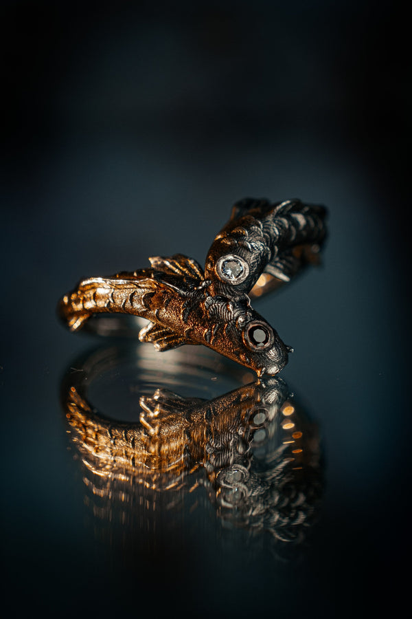 Sterling Silver Yin Yang Ring: Handmade Asian Style Jewelry (etsy image id: 5029881522)