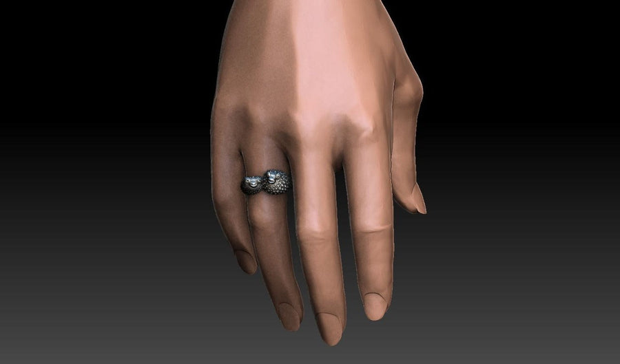 bague pieuvre	Fugu art	Fugu ring	Fish ring	Fugu jewelry	Women gift	Fugu lover gift	Silver (etsy image id: 4195045000)