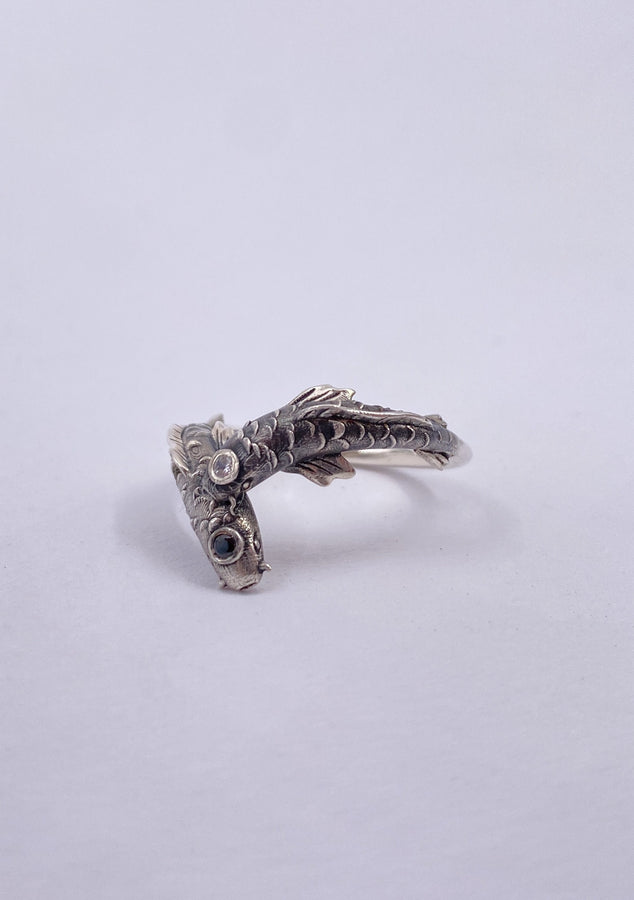 Sterling Silver Yin Yang Ring: Handmade Asian Style Jewelry (etsy image id: 5029881522)