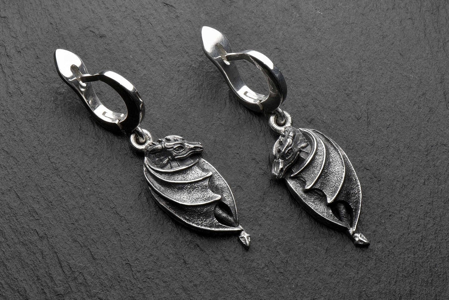 dragons jewelry	dragon earring	dragon earrings	dragon jewelry	Drachen Ohrringe (etsy image id: 4413215443)