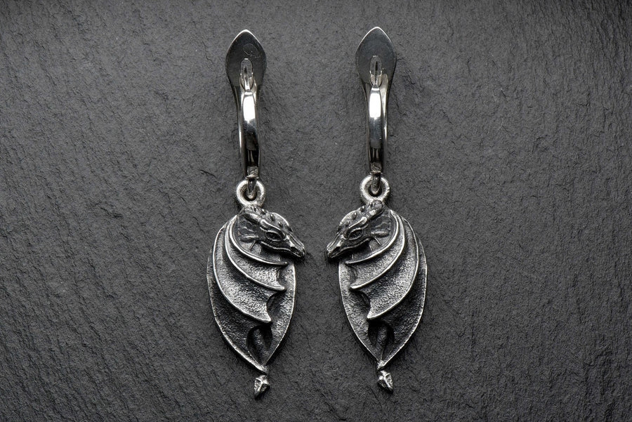 dragons jewelry	dragon earring	dragon earrings	dragon jewelry	Drachen Ohrringe (etsy image id: 4413215443)