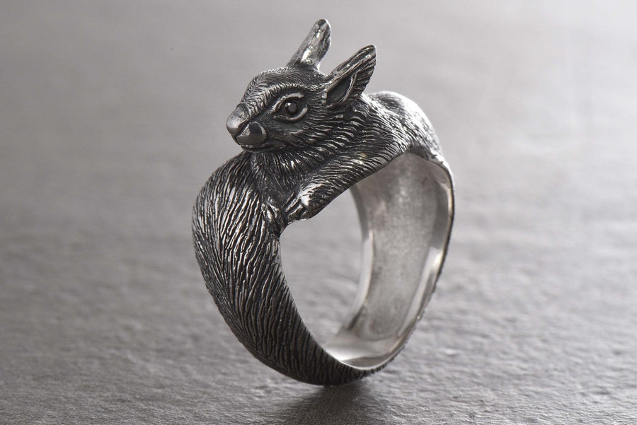 men's gift	animal jewelry	animal ring	silver ring	men gift	Squirrel ring	Squirrel jewelry	Silver Squirrel	Ring with Nuts	Squirrel lover	Eichhörnchen-Ring	bague écureuil	Squirrel