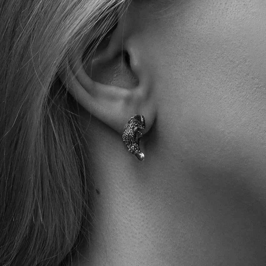 silver earrings	earrings	jewelry	gift	Sterling silver	animal earrings	animal jewelry (etsy image id: 7395501063)