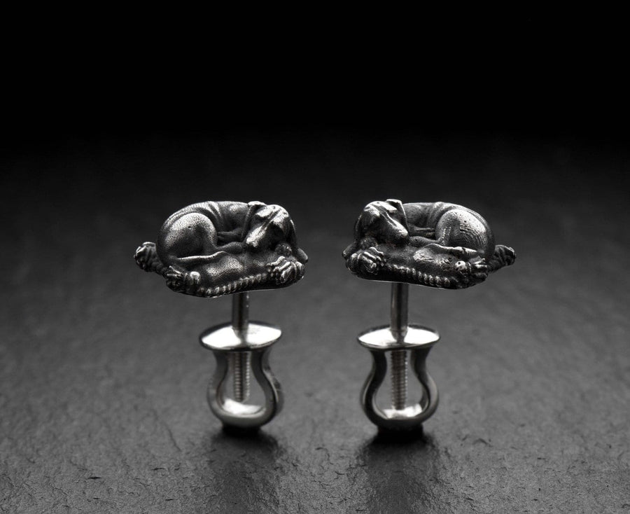 jewelry	Sterling silver	animal earrings	animal jewelry	Earrings dog	Earring pet lover	Dog Earrings	dog lover gift	gift	Dachshund Earrings	Silver Dachshund	Dachshund	Dachshund jewelry (etsy image id: 4697626731)