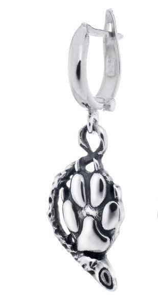 earrings	animal earrings	Wolf Paw Earrings	Wolf earrings	Jewelry Paw Earrings	Jewelry Wolf Paw	Wolf Paw	Paw Earrings	wolf jewelry	wolf	handmade	earring charms	gift for her (etsy image id: 4667591861)