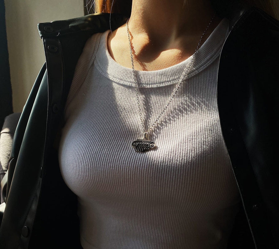 sterling silver	ancient jewelry	ancient greek	ancient pendant	rome jewelry	rome ancient	ancient culture	Ionic silver pendant	silver pendant	history lovers	temple of artemis	Antiquity	Ancient Greece (etsy image id: 4548071832)