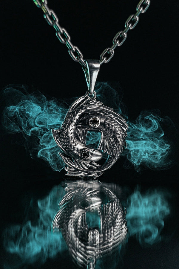 Sterling Silver Yin Yang Pendant: Handmade Asian Jewelry (etsy image id: 5029607658)