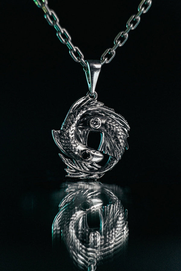 Sterling Silver Yin Yang Pendant: Handmade Asian Jewelry (etsy image id: 5029607658)