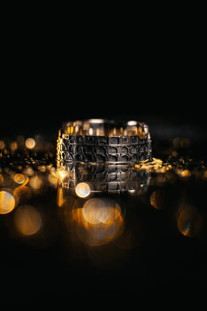 Sterling Silver Colosseum Ring: Handcrafted Roman Architecture Jewelry
