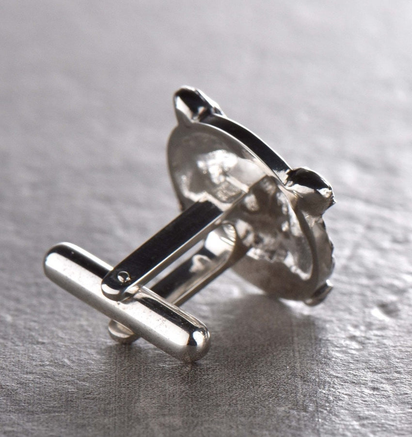 Sterling Silver Raccoon Cufflinks, Handmade Animal Jewelry (etsy image id: 7209221020)