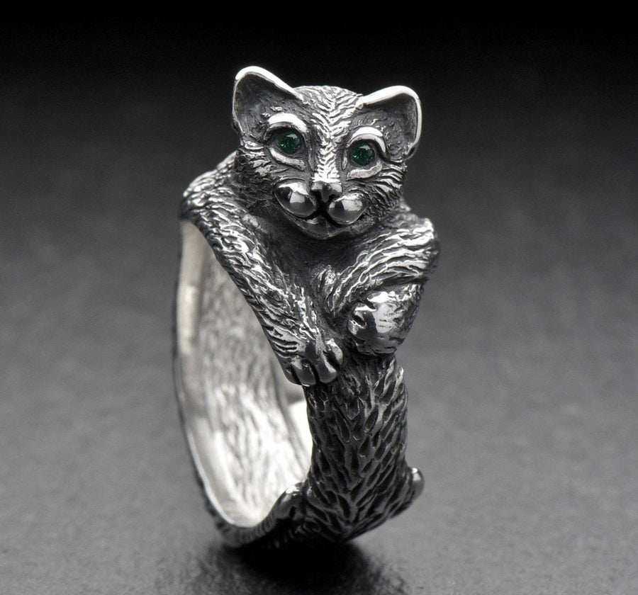 silver cat ring	cat jewelry	cat silver ring	cats jewelry	cat lover gift	cat ring	cat silver	mens rings cat	womens rings cat	cute cat	anneau de chat	Katzenring	cat (etsy image id: 4425272657)