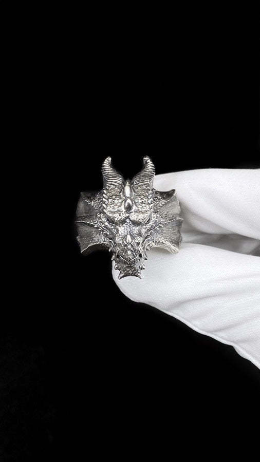 bague dragon	drachen ring	targaryan ring	ring dragon	game of thrones	ancient dragon ring __etsy:7215140662
