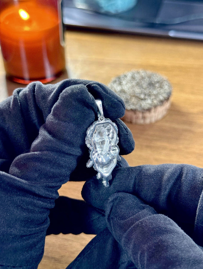 Sterling Silver Medusa Necklace: Handmade Gorgon Pendant, Ancient Greece Jewelry (etsy image id: 5634715683)
