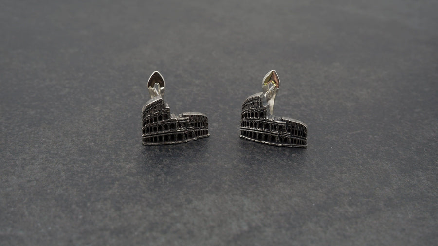 Rome Earring	Silver earring	Rome travel	Rome souvenir	Travel jewelry	souvenir pendant	Coloseum (etsy image id: 5744097993)