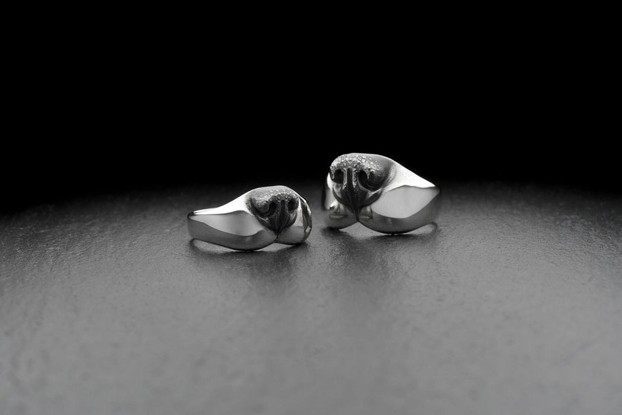 dog lovers	Hundering	dog jewelry	nose ring	silver ring	decoration (etsy image id: 7401785009)