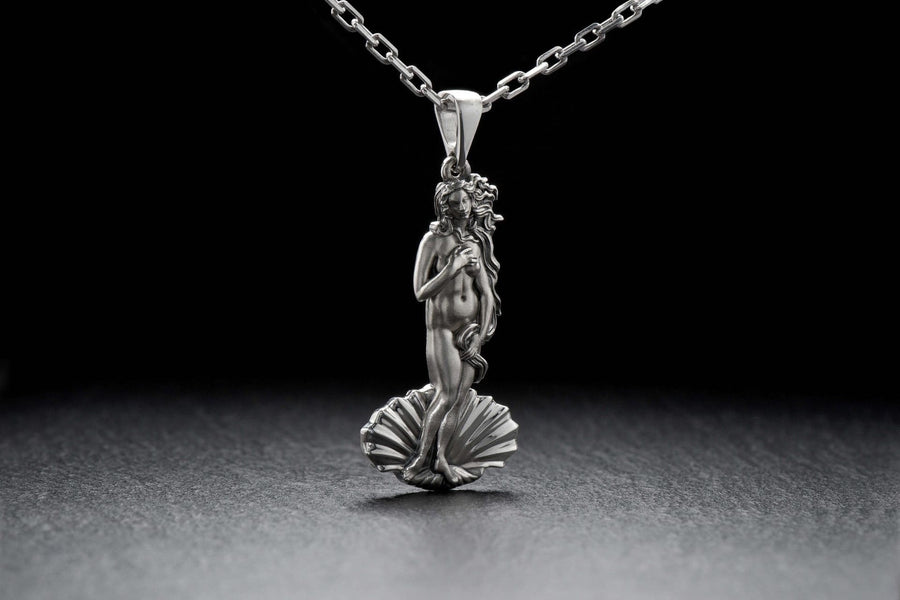 Birth of Venus Sterling Silver Pendant: Renaissance Art Necklace (etsy image id: 5819200246)