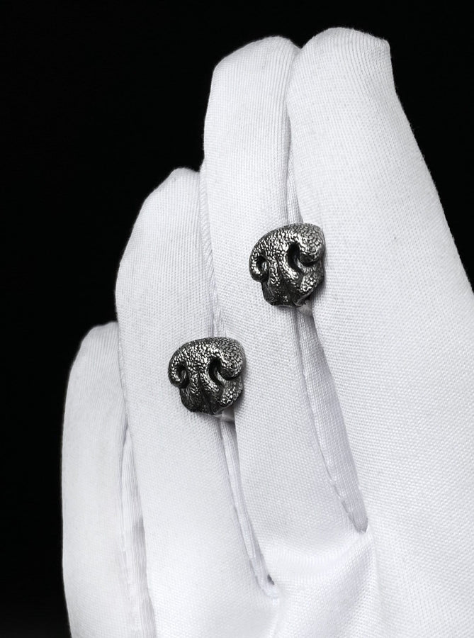 Dog Nose Silver Earrings – Sterling Pet Lover Jewelry | Minimalist Symbol of Loyalty and Love (etsy image id: 7401589381)