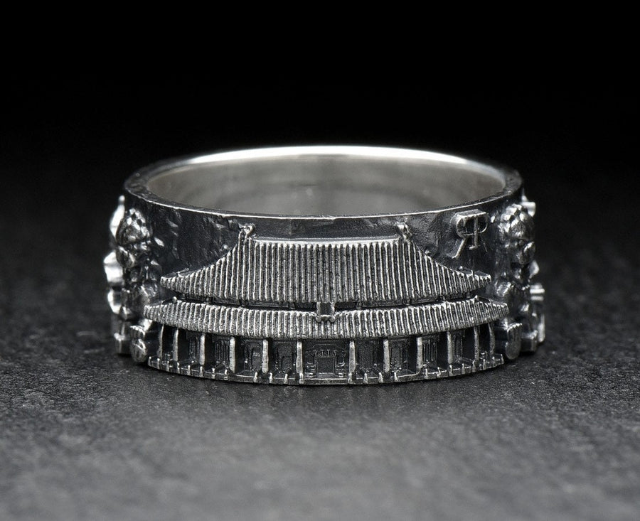 Asia ring	Chinese Jewelry	Asian Cityscape	beijing cityscape	China ring	city ring	Beijing skyline	arteryjewelry	cityscape ring	asian architecture	asian souvenir ring	traveler gift	Anime ring (etsy image id: 7384227939)