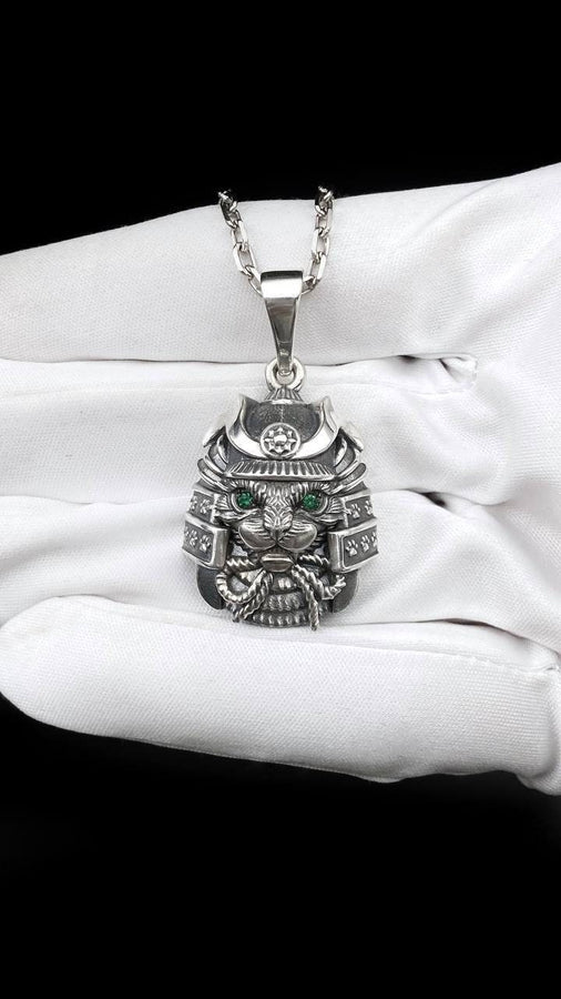This one-of-a-kind necklace is very well made from sterling silver and will be an awesome addition to your jewelry collection. Mew-kiyaa! (etsy image id: 4227474904)