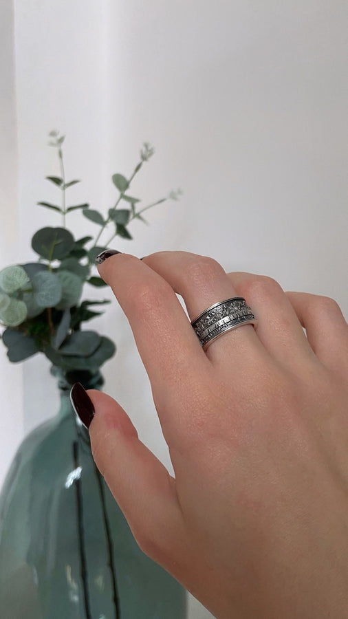 Sterling Silver Last Supper Ring: Da Vinci Renaissance Art (etsy image id: 5819098712)