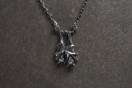 silver pendant	pendant Vampire Girl	Vampire	vampire necklace	gothic necklace	vampire jewelry	bat pendant	halloween	gothic pendant	gothic jewelry	bat necklace	Flying Foxes	Pendant Flying Foxes (etsy image id: 6087293449)