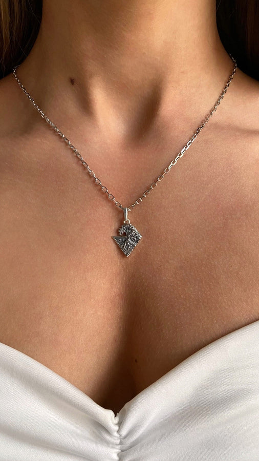 Sterling Silver Great Wave Pendant, Hokusai Art Necklace (etsy image id: 5823071438)