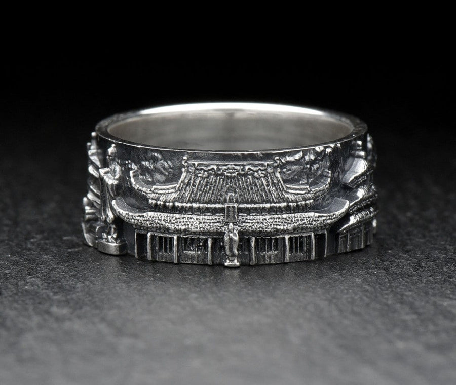 Asia ring	Chinese Jewelry	Asian Cityscape	beijing cityscape	China ring	city ring	Beijing skyline	arteryjewelry	cityscape ring	asian architecture	asian souvenir ring	traveler gift	Anime ring (etsy image id: 7384227939)