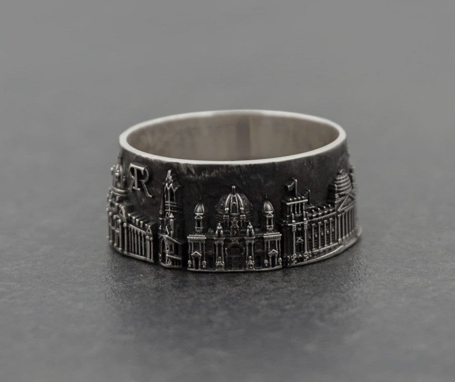 Berlin ring	Berlin cityscape	Berlin jewelry	German souvenir	German jewelry	Reichstag souvenir (etsy image id: 7335649070)