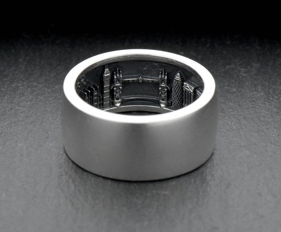 sterling silver ring	ring	Shekhtwoman	traveller gift	england ring	london ring (etsy image id: 7384658425)