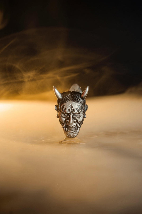 Sterling Silver Earrings Oni Masks, Japan Culture Lovers Gift, Demon Earrings, Dainty Earrings, Womens Gift, Asia Lovers Jewelry, Gift Idea (etsy image id: 7175235964)