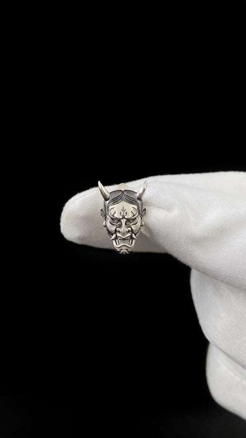 Sterling Silver Earrings Oni Masks, Japan Culture Lovers Gift, Demon Earrings, Dainty Earrings, Womens Gift, Asia Lovers Jewelry, Gift Idea (etsy image id: 7175235964)