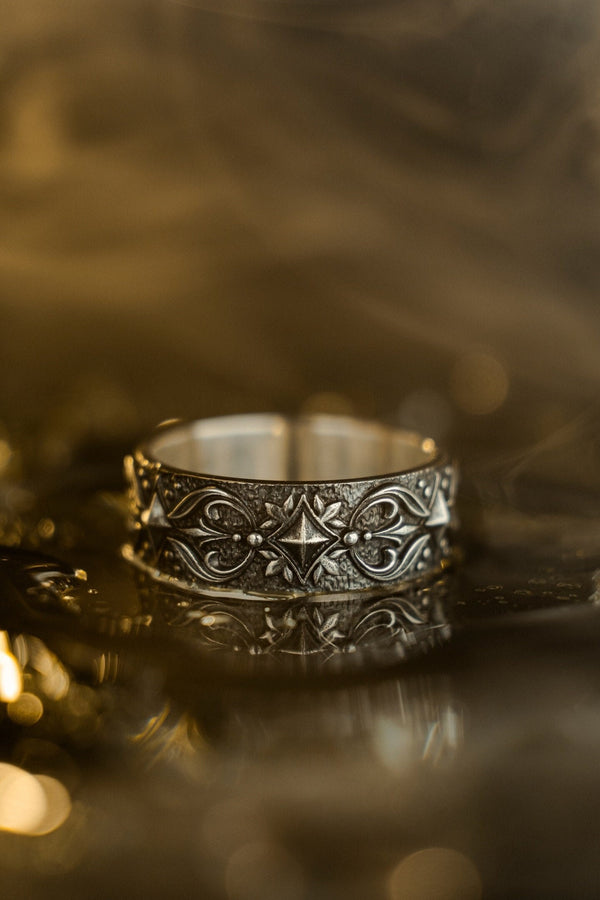 Sterling Silver Gothic Ring, Medieval Jewelry, Vintage Ring, Gift Idea, Goth Accessories, Gothic Jewelry, Handmade Wedding Ring, Unique Ring (etsy image id: 6272676926)