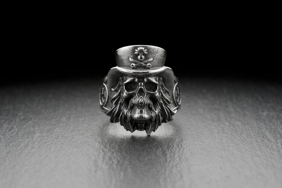 Sterling silver	Sterling silver ring	gift for her	gift for him	Skull	Skull ring	Skull jewelry	ring Lemmy Kilmister	Lemmy Kilmister	Motorhead	ring Motorhead	heavy metal	motörhead (etsy image id: 6305684337)