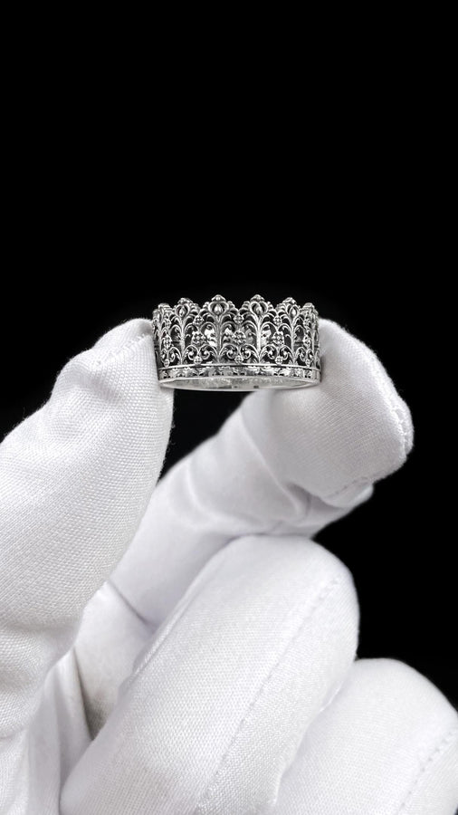 Step into the charm of vintage elegance with our Sterling Silver Wattle Fence Ring. This unique piece is inspired by the intricate patterns of traditional wattle fencing, meticulously crafted to capture its rustic beauty.

Whether you’re a fan of gothic jewelry or seeking a unique statement piece, this ring is a perfect choice. Embrace the beauty of craftsmanship with our Wattle Fence Ring, a timeless addition to your collection. (etsy image id: 7308354807)