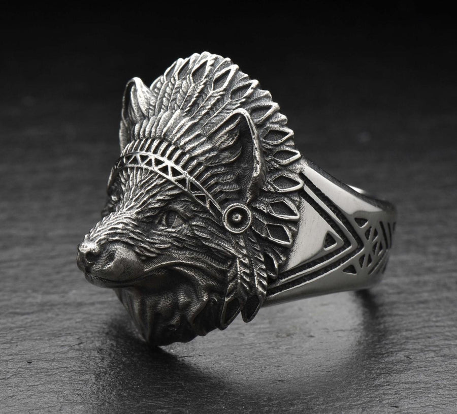 fox ring	silver fox ring	fox jewelry	fox art	silver fox jewelry	bague renard	fuchs ring