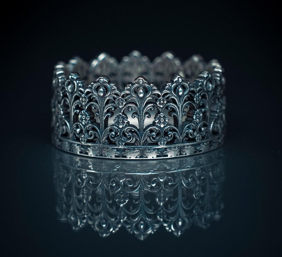 Step into the charm of vintage elegance with our Sterling Silver Wattle Fence Ring. This unique piece is inspired by the intricate patterns of traditional wattle fencing, meticulously crafted to capture its rustic beauty.

Whether you’re a fan of gothic jewelry or seeking a unique statement piece, this ring is a perfect choice. Embrace the beauty of craftsmanship with our Wattle Fence Ring, a timeless addition to your collection. (etsy image id: 7308354807)