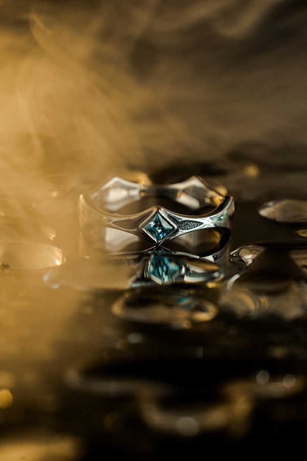 A perfect blend of vintage gothic design and modern elegance, this sterling silver ring with its gemstone centerpiece is a stunning addition to any jewelry collection. (etsy image id: 6911153908)