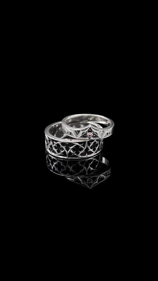 Inspired by medieval relics and gothic cathedrals, this handmade silver ring brings vintage elegance into the modern world.
Rich in detail. Heavy in meaning.
A rare piece for those who feel the pull of old souls. (etsy image id: 7003842241)